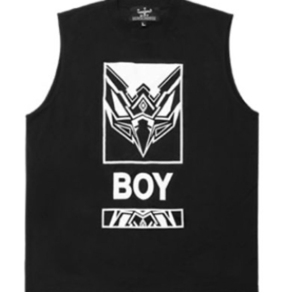 Boy London Black Sleeveless Top XL